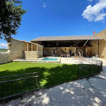 펜션 Mas En Pierre, Avec Jacuzzi Et Piscine Chauffee
